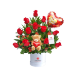 Box con 12 Rosas Rojas