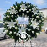 Corona Americana elaborada con Rosas