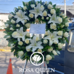 Corona Americana elaborada con Rosas