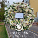 Corona Americana con Rosas y Azucenas